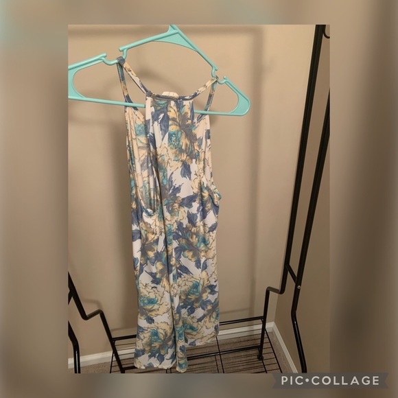 Kohls blue floral sun dress - Picture 2 of 2